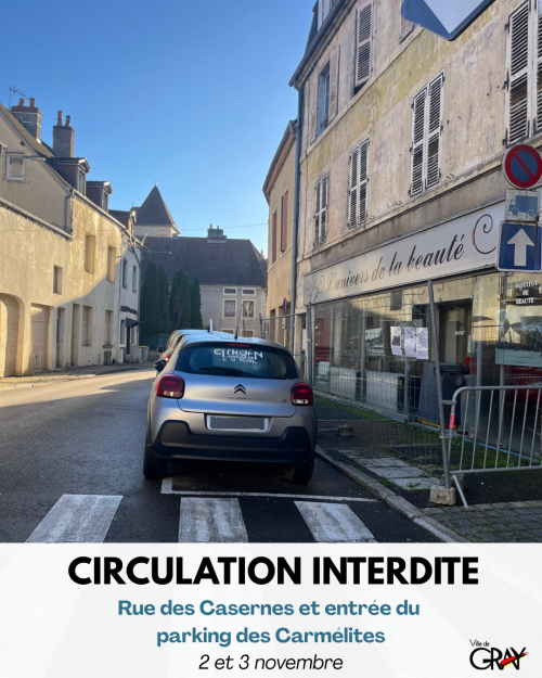 circulation interdite Gray