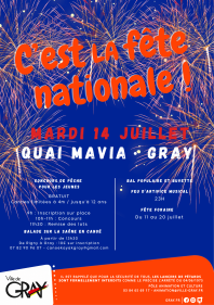 14 juillet à Gray