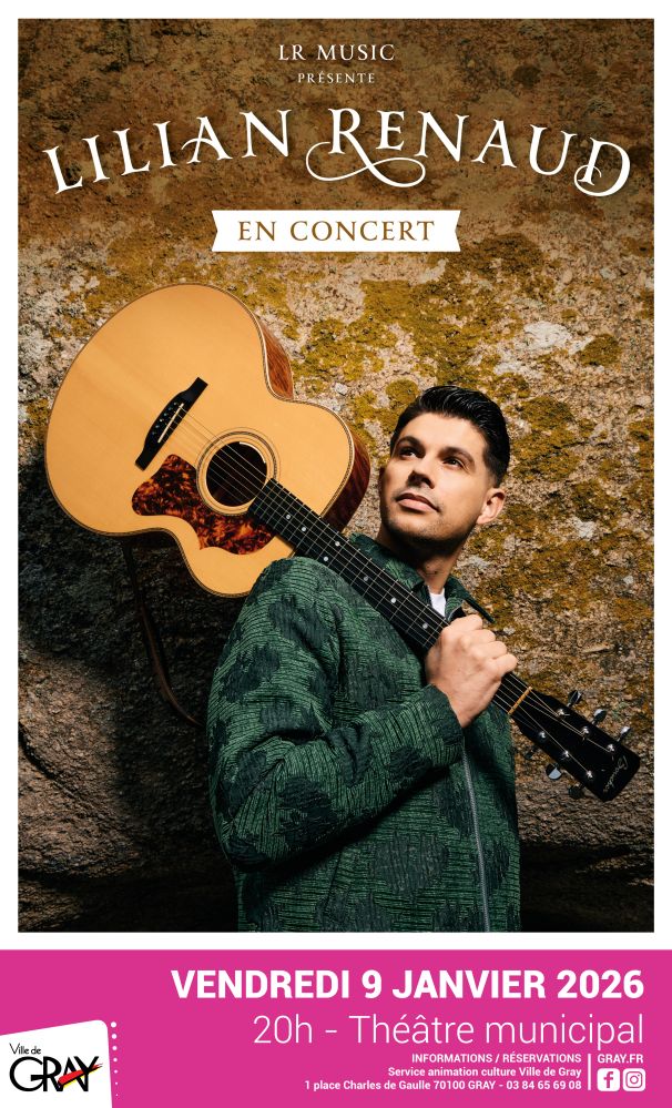 Lilian Renaud en concert au théâtre de Gray