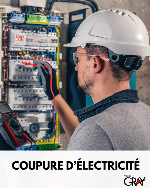 coupure d'électricité Gray