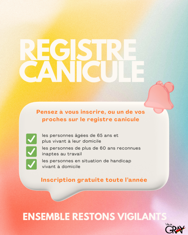 Registre canicule CCAS Gray