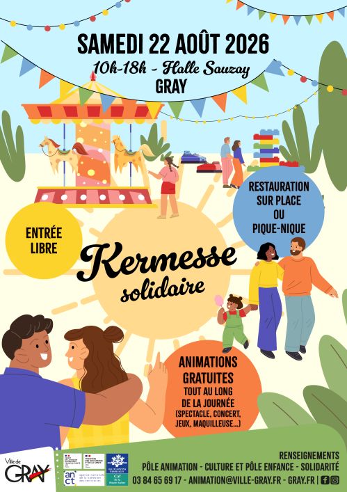 Kermesse solidaire ville de Gray