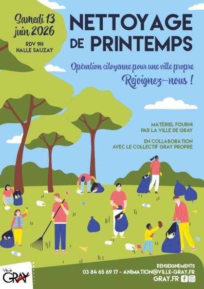 Nettoyage de Printemps à Gray