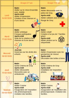 Programme Récréa Gray vacances février Programme Récréa Gray vacances février